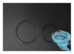 Инсталляция для унитаза Tece TECEspring с кнопкой смыва TECEspring черный матовый,  с унитазом Grossman GR-4455SQ (с сиденьем Soft Close (микролифт)