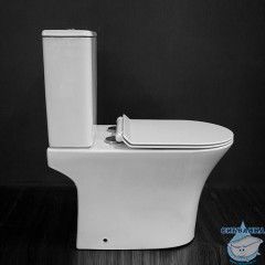 Унитаз напольный Ceramalux 1217-P с бачком и сиденьем Soft Close (микролифт)