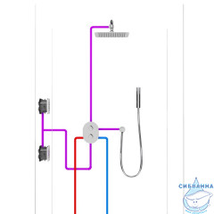 Внутренняя часть Ravak R-BOX Multi RB 071.50, X070074