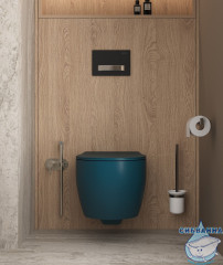 Встраиваемый смеситель с гигиеническим душем Allen Brau Priority 265361 (никель)