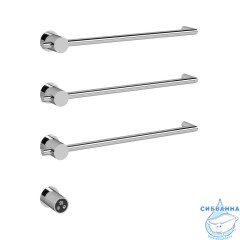 Полотенцесушитель электрический ABBER Charme AH4003 хром