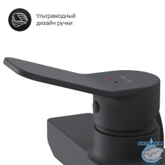 Смеситель для душа AM.PM X-Joy F85A20022 (черный матовый)