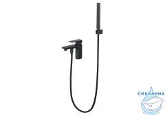 Смеситель для ванны на борт Aquatek Вега AQ1044MB (черный матовый)