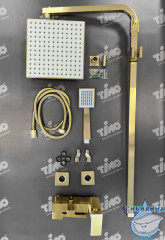 Душевая система Timo Selene SX-2013/17 200 1 режим (золото матовое)