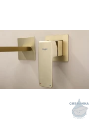 Смеситель для раковины встраиваемый Raglo R02.11.03 (сатин золотой)