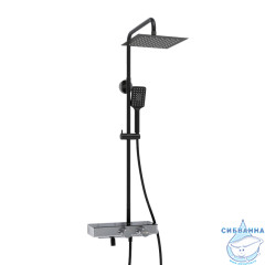 Душевая система Wasserkraft 250 1 режим A114.255.130.CB Thermo (хром/черный)