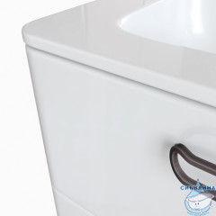 Тумба с умывальником Iddis Brick 60 см белый глянец BRI60W0i95