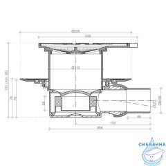 Дренажный трап для душа Pestan Confluo Standard 13000126