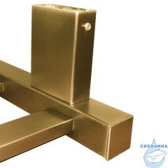 Полотенцесушитель электрический Calypso Ares П5 50х55 (брашированное золото)