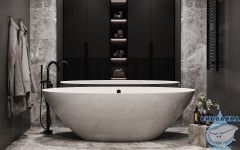 Ванна из литьевого мрамора Esse Barbuda 181х87