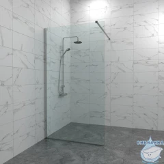 Walk-in Тритон Плано 80 профиль хром, стекло прозрачное Щ0000072403