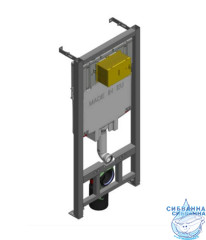 Инсталляция Jacob Delafon E29025-NF с кнопкой смыва E29027-CP в комплекте с унитазом Jacob Delafon Elite EDX112-00 c сиденьем Soft close (микролифт)