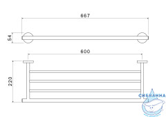 Полочка Aquatek Оберон AQ4222CR