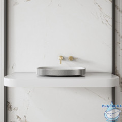 Раковина на столешницу 55 см ABBER Stein AS2601