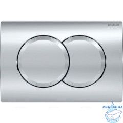 Инсталляция Geberit Duofix Delta 458.149.21.1 с клавишей Delta01 (хром глянцевый)