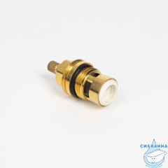 Кран-букса для смесителя, керамика, 180°, 20 зубцов, G1/2", М24, h=52 мм, IDDIS, 998CR521SM