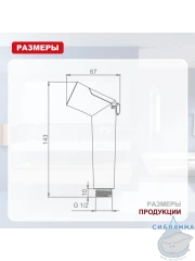 Гигиеническая душ Raglo R460.01 (хром)
