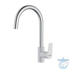 Смеситель для кухни Damixa Origin Balance 790730000 (без донного клапана) (хром/белый)