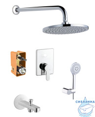 Душевая система Azario Tevis 200 1 режим AZ-15490711 (хром)