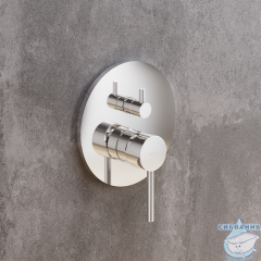 Смеситель для ванны встраиваемый Damixa Scandinavian Pure 367100000 (хром)