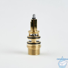 Дивертор для смесителя, латунь, h=56 мм, M24x1,5, вытяжной, золото, IDDIS, 997B0256SMG