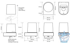 Дозатор для жидкого мыла Bemeta Omega 104309322