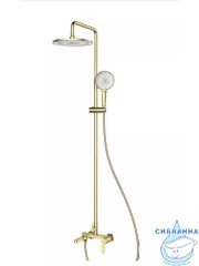 Душевая система Gappo G2499-33 250 1 режим (сатин золотой)