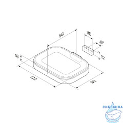 Мыльница Am.Pm Func A8F34222