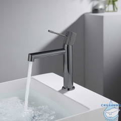 Смеситель для раковины Vincea Desire VBF-1D1GM (вороненая сталь)