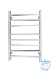 Полотенцесушитель электрический Санприз Квадро П8 50х80 (белый матовый) (подключение универсальное)