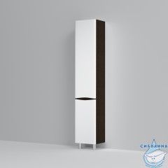 Шкаф пенал напольный Am.Pm Like 35 R венге/белый глянец M80CSR0356VF