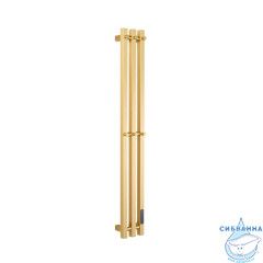 Полотенцесушитель электрический Raglo R350 15х120 (с возможностью скрытого подключения, подключение справа) (сатин золотой)