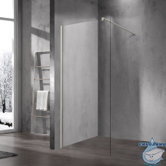 Душевое ограждение Vincea Walk-In 90 см профиль никель, стекло прозрачное VSW-1H900CLBN