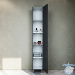 Шкаф пенал Am.Pm Gem 30 R графит M90CSR0306GM