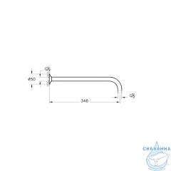 Душевая система Vitra Round  A49307EXP 220 1 режим (хром)