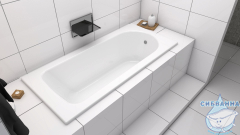Стальная ванна Kaldewei Eurowa 309-1 140x70 с ножками