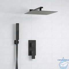 Душевая система Wasserkraft 300 1 режим A16162 (черный матовый)