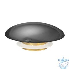 Накладка на слив для раковины ABBER AC0014GS серебро, керамика