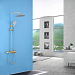 Душевая система Abber Emotion 250 1 режим AF8816GL (золото матовое)