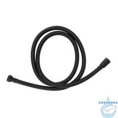 Шланг для душа, черный матовый, нерж. сталь, 1,5 м, Agua, IDDIS, AGUS15B0i19