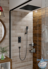 Душевая система Timo Petruma SX-5029/03SM 500 1 режим (черный матовый)