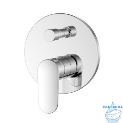 Встраиваемый смеситель для ванны Aquatek Ника AQ1846CR (2 режима) (хром)