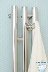 Полотенцесушитель электрический Сунержа Терция 120 (с возможностью скрытого подключения) (хром)