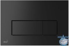 Инсталляция для унитазов Alcaplast Sadroмodul AM101/1120 с кнопкой смыва Alcaplast M578 (черный матовый)