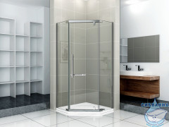 Душевое ограждение Bas Orion PNT-90-C-CH профиль хром, стекло прозрачное (без поддона)