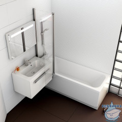 Акриловая ванна Ravak Chrome 150x70 с ножками