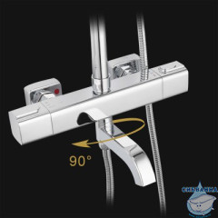 Душевая система Gappo G2491 250 1 режим (хром)