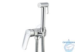 Встраиваемый смеситель с гигиеническим душем Aquatek Вега AQ1019CR (хром )