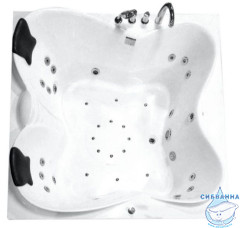 Акриловая ванна Gemy G9089 K L 187х187 с гидромассажем