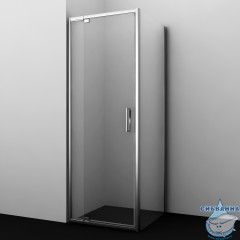 Душевое ограждение Wasserkraft Berkel 48P29 80x100 профиль хром, стекло прозрачный (без поддона)